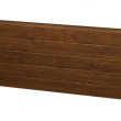 Panel lamelový se zámky proti sevření prstů, povrch woodgrain, výška sekce 500 nebo 610 mm, tloušťka 40 mm, barva imitace dřeva tmavý dub (ořech).