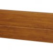 Panel drážkový se zámky proti sevření prstů, povrch hladký, výška sekce 500 nebo 610 mm, tloušťka 40 mm, barva imitace dřeva zlatý dub.