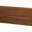 Panel drážkový se zámky proti sevření prstů, povrch hladký, výška sekce 500 nebo 610 mm, tloušťka 40 mm, barva imitace dřeva tmavý dub (ořech).