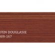 Panel drážkový se zámky proti sevření prstů, povrch hladký, výška sekce 500 nebo 610 mm, tloušťka 40 mm, barva imitace dřeva streifen douglasie.