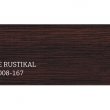 Panel hladký se zámky proti sevření prstů, výška sekce 500 nebo 610 mm, tloušťka 40 mm, barva imitace dřeva eiche rustikal.
