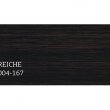 Panel hladký se zámky proti sevření prstů, výška sekce 500 nebo 610 mm, tloušťka 40 mm, barva imitace dřeva mooreiche.